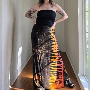 Tie Dye Wrap Skirt XL/XXL